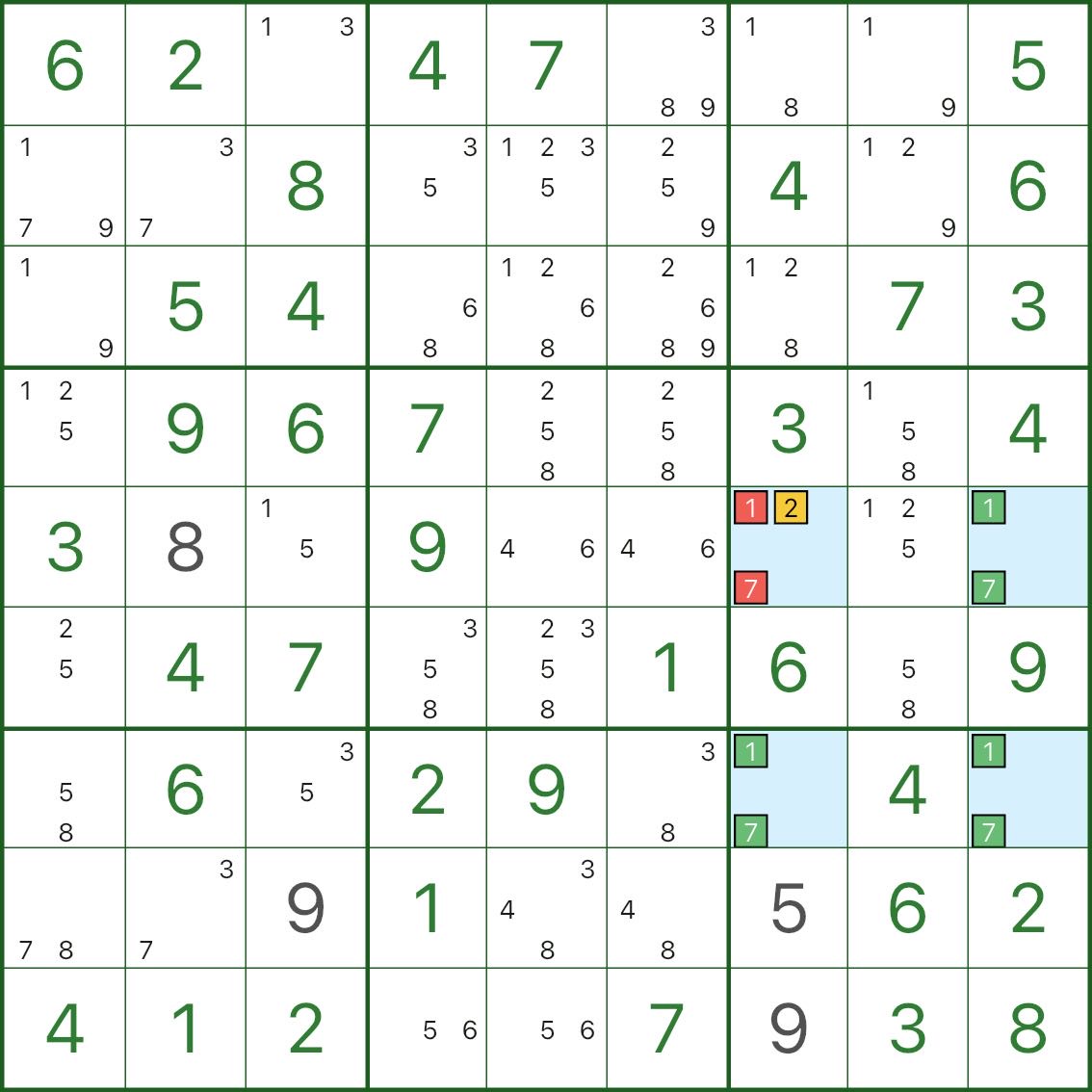 唯一矩形（UR）